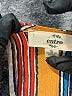 Entro 100% Polyester Stripes Orange 3/4 Sleeve Blouse Size S - photo 7