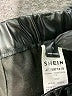 Shein 100% Polyester Black Faux Leather Pants Size S - photo 6