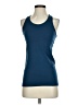 Three Dots 100% Polyamide Blue Active Tank Size S - photo 1