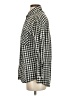 OVS Checkered-gingham Black Long Sleeve Button-Down Shirt Size S - photo 5