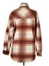 Thread & Supply 100% Polyester Plaid Brown Coat Size S - photo 2
