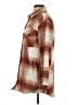 Thread & Supply 100% Polyester Plaid Brown Coat Size S - photo 5