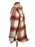 Thread & Supply 100% Polyester Plaid Brown Coat Size S - photo 4