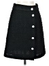 H&M 100% Polyester Tweed Black Casual Skirt Size 4 - photo 1