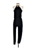 Elan Solid Black Jumpsuit Size S - photo 2