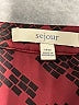 Sejour 100% Polyester Burgundy Sleeveless Blouse Size 14 - photo 7