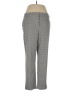 Ann Taylor LOFT Houndstooth Gray Dress Pants Size 10 - photo 1