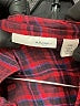 Halogen Plaid Burgundy Long Sleeve Button-Down Shirt Size 24 - photo 7