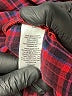 Halogen Plaid Burgundy Long Sleeve Button-Down Shirt Size 24 - photo 8