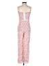 Flynn Skye 100% Rayon Hearts Red Jumpsuit Size XS (0) - photo 2
