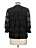 Koko + Mason 100% Polyester Black 3/4 Sleeve Blouse Size M - photo 2