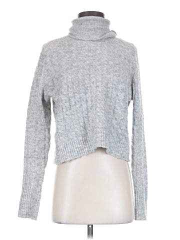 Blue Rain Turtleneck Sweater (view 1)