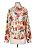 Shein Floral Ivory Long Sleeve Blouse Size 4 - photo 1