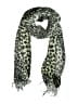 Unbranded Animal Print Green Scarf One size - photo 1