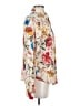 Shein Floral Ivory Long Sleeve Blouse Size 4 - photo 4
