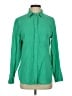 J.Crew 100% Cotton Houndstooth Green Long Sleeve Button-Down Shirt Size 4 - photo 1