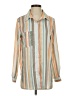 Unbranded Stripes Orange Long Sleeve Blouse Size S - photo 1