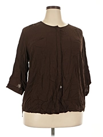 Beverly Drive 3/4 Sleeve Blouse (view 1)