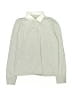 Nordstrom 100% Cotton Gray Long Sleeve Top Size 7 - 8 - photo 1
