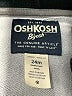 OshKosh B'gosh 100% Polyester Gray Zip Up Hoodie 18-24 MO / 24 MO - photo 3