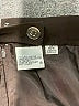Le Suit 100% Polyester Solid Black Brown Formal Skirt Size 16 - photo 4