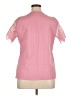 Unbranded 100% Polyester Pink Short Sleeve Blouse Size XL - photo 2