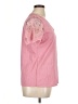 Unbranded 100% Polyester Pink Short Sleeve Blouse Size XL - photo 4