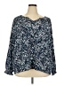 Jessica Simpson Blue Long Sleeve Blouse Size XXL - photo 1