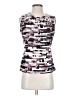Calvin Klein Print Purple Sleeveless Blouse Size S - photo 1