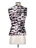 Calvin Klein Print Purple Sleeveless Blouse Size S - photo 2