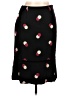 Etcetera Polka Dots Black Wool Skirt Size 6 - photo 1