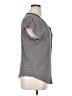 Layla Houndstooth Gray Short Sleeve Henley Size XL - photo 4