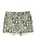Kut from the Kloth Animal Print Green Shorts Size 10 - photo 1