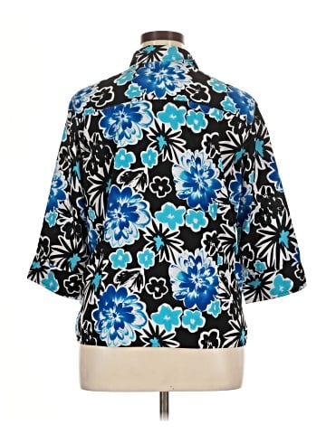 Joanna 3/4 Sleeve Button-Down Shirt (view 2)