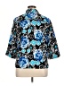 Joanna Floral Blue 3/4 Sleeve Button-Down Shirt Size XL - photo 2