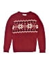 Old Navy Chevron-herringbone Red Pullover Sweater Size 8 - photo 1