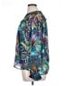 Nicole Miller 100% Polyester Teal 3/4 Sleeve Blouse Size XL - photo 5