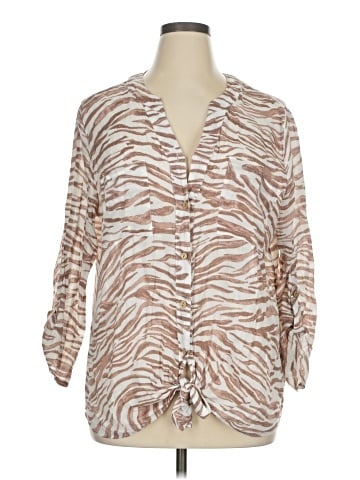 AGB 3/4 Sleeve Blouse (view 1)