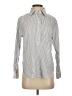 Madewell Stripes Silver Long Sleeve Button-Down Shirt Size XS - photo 1