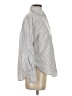 Madewell Stripes Silver Long Sleeve Button-Down Shirt Size XS - photo 4