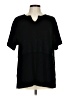 Unbranded 100% Polyester Black Short Sleeve Top Size L - photo 1