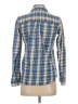 Madewell Plaid Blue Long Sleeve Button-Down Shirt Size S - photo 2
