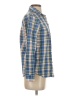 Madewell Plaid Blue Long Sleeve Button-Down Shirt Size S - photo 4