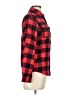 Ocean + Coast 100% Cotton Plaid Red Long Sleeve Button-Down Shirt Size L - photo 4