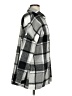 Unbranded 100% Polyester Plaid Gray Coat Size S - photo 4