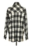LA Hearts 100% Polyester Plaid Gray Coat Size XS - photo 2