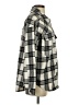 LA Hearts 100% Polyester Plaid Gray Coat Size XS - photo 4