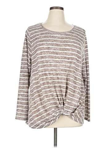 Bobeau Long Sleeve Top (view 1)