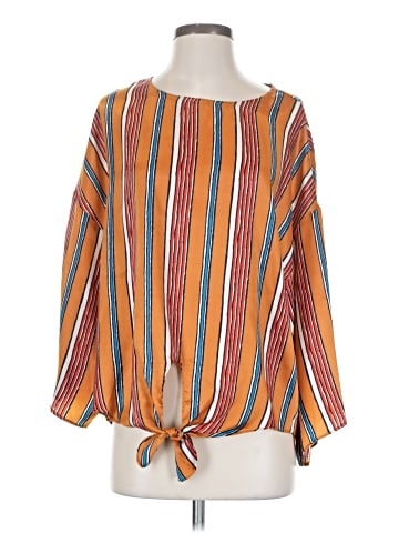 Entro 3/4 Sleeve Blouse (view 1)