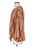 Entro 100% Polyester Stripes Orange 3/4 Sleeve Blouse Size S - photo 5